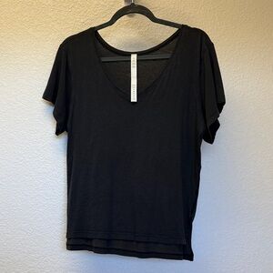 lululemon athletica Black Short Sleeve Tee